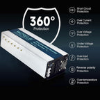 WZRELB 4000W Pure Sine Wave Inverter, Car Power Inverter 12V DC to 110V 120V AC - Image 6