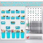 Yookeer 20 Pcs Pegboard Bins and Cups - Image 4