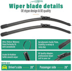 28" 28" 15" Windshield Wiper Blades Replacement - Image 3