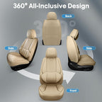 AOOG Car Seat Covers Full Set, Leather Seat Covers - Image 8
