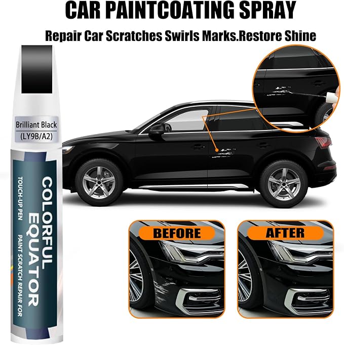Brilliant Black Touch Up Paint Compatible - Image 3