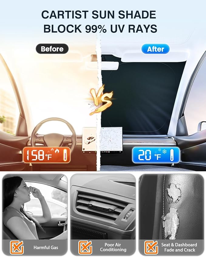 5-Layer Windshield Sunshade Fits - Image 6