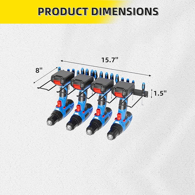 Power Tool Organizer Wall Mount - Image 2