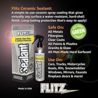 Flitz Ceramic Sealant - 8oz Bottle of USA-Made Ceramic Coating - Image 5