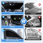 T TGBROS Windshield Sun Shade for Toyota Venza 2021-2024 Accessories Front - Image 3