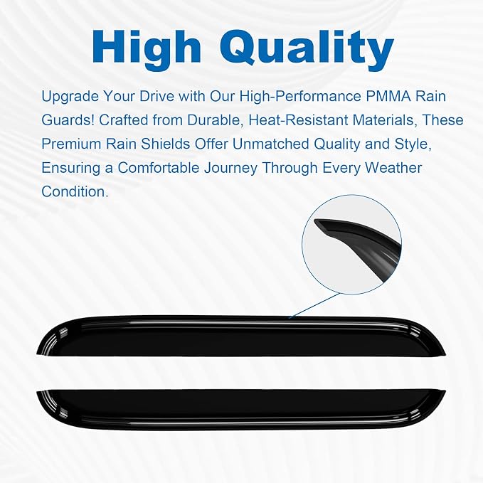 Window Rain Guards Compatible - Image 2