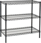 Omega 30" Deep x 48" Wide x 86" High 3 Tier Black Starter Shelving Unit by OmegaProductsCorporation