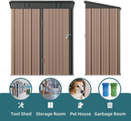 Bealife Outdoor Storage Shed Clearance, Metal Outdoor Storage Cabinet, - Image 6