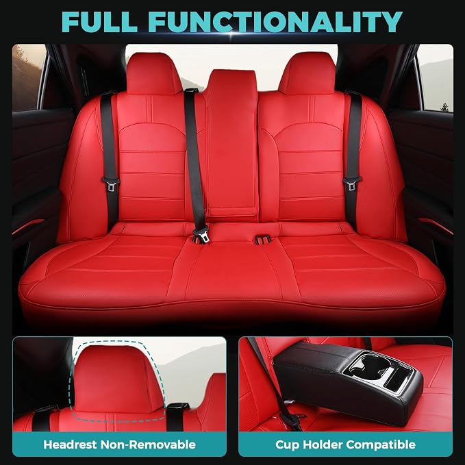 for Toyota Camry Seat Covers LE SE SE Nightshade 2018 2019 2020 2021 2022 2023 - Image 5