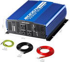 2000W Continuous/ 4000W Peak Power Inverter 3 AC Outlets 12V to 110V Car - Image 2