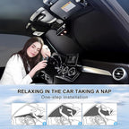 T TGBROS Windshield Sun Shade for Kia Soul 2020-2025 Accessories Foldable Sun - Image 6