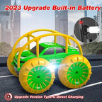 MaxTronic Amphibious Remote Control Car, Rechargeable RC Cars Toy 360° Flips - Image 3