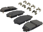 Premium Semi-Metallic Front Brake Pads Compatible - Image 2