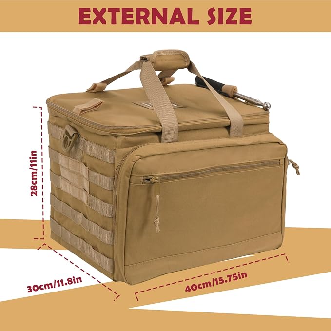 Patrol Bag Law Enforcement, Police Gear Car Front Seat Vehicle Organizer Bags - Image 5