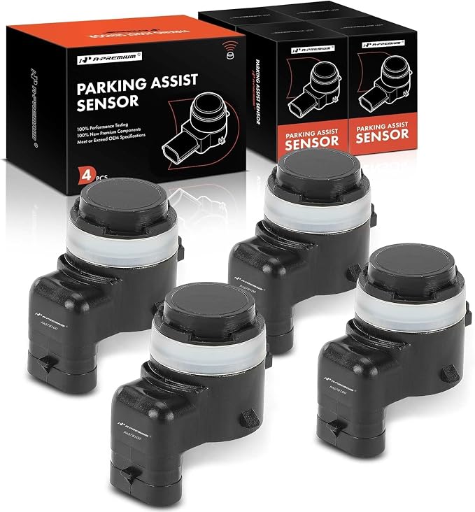 A-Premium 4-PC Reverse Backup Parking Assist Sensor Compatible by A-Premium