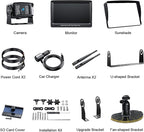 Fookoo HD 1080P 9" Wireless Backup Camera System, 9-inch Dual/Quad Split - Image 9