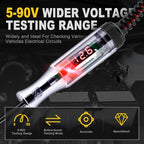 Automotive Test Light 5-90V Digital LED Circuit Tester - Image 2