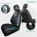 Seat Covers for Honda Civic Sedan LX 2016 2017 2018 2019 2020 2021, Faux - Image 3