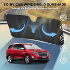 Windshield Sun Shade for Chevrolet Chevy Equinox 2018-2024 - Image 3