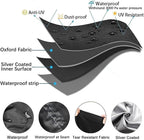 Motorcycle Cover Waterproof Outdoor, 300D Heavy Duty Motorcycle Cover - Image 3