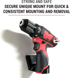 Spartan Mounts Wall Hook for Milwaukee M12 Tools Left - Image 5