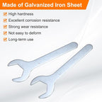 HARFINGTON 10pcs Small Wrench 27x140x2.6mm Metric U-Shaped Single Open Ended - Image 4