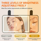 2 pack， Car Sun Visor Vanity Mirror， Rechargeable Led 3 Light Modes, Dimmable - Image 3