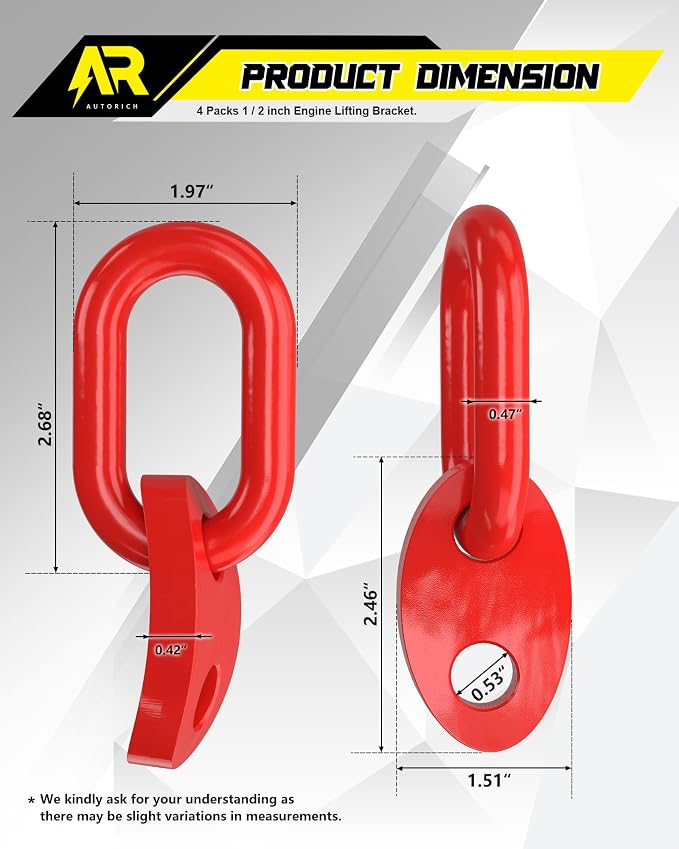 7100 Lifting Bracket Set for Engine - Image 2