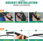 24" 20" 13" Windshield Wiper Blades Replacement - Image 8