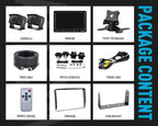 Fookoo Ⅱ 7" 1080P Wired Backup Camera System, 7-inch HD Dual Split Screen - Image 8