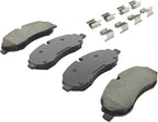 Premium Semi-Metallic Front Brake Pads Compatible - Image 2