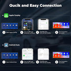 LAMTTO 9.26" Wireless Carplay and Android Auto - Image 8