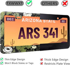 Sage Green Floral License Plate Frame Plant Flowers Stainless Steel License - Image 5