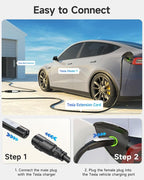 EV Charger Extension Cable for Tesla Charger, EV Extension Cord for Level 1 - Image 6