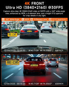 4K Dash Cam Front and Inside, 360 Camera - Image 3
