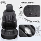 YORKNEIC Fit for Hyundai Kona Seat Covers 2018-2025: Leather Waterproof Car - Image 4