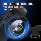 6" Dual Action Buffer Polisher, 1200w polisher, 6 Variable Speed Car Buffer - Image 6