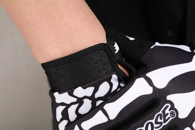 Skeleton Cool Motorcycle Bicycle Full Finger Off-Road Racing Gloves Outdoor - Image 3