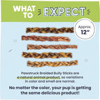 Pawstruck Natural 12” Braided Bully Sticks - Image 7