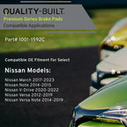 Premium Ceramic Front Brake Pads Replacement - Image 3