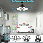 Garage Light 4 Pack - 240W 24000LM 6500K Garage Lights Ceiling LED - Image 2