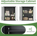 Metal Tool Cabinet, Garage Storage Cabinet System, Wall Cabinet & Locking - Image 5
