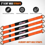Nilight 4PCS 2"x 38" Axle Tie Down Straps - Image 4