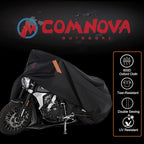 Motorcycle Cover All Season, Universal Waterproof Weather Sun Outdoor - Image 2