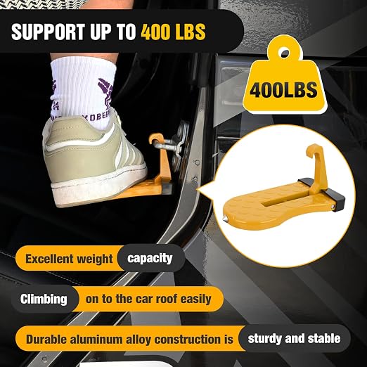 Nilight Car Door Step for Roof Access Universal Car Step Hook for Roof SUV - Image 2