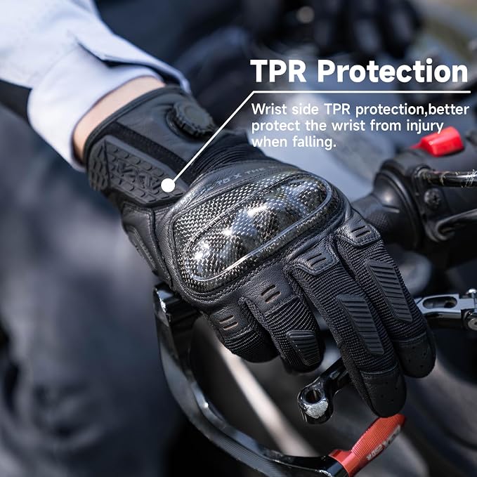 VXW High Protection Motorcycle Gloves - Image 4