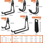 32 Pack Garage Hooks with Anti-Slip Coating Heavy Duty Wall Mount Hooks - Image 2