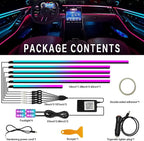 Dreamcolor Interior Car Lights, WEBUPAR Car Accessories 10 in 1 Car LED Strip - Image 5