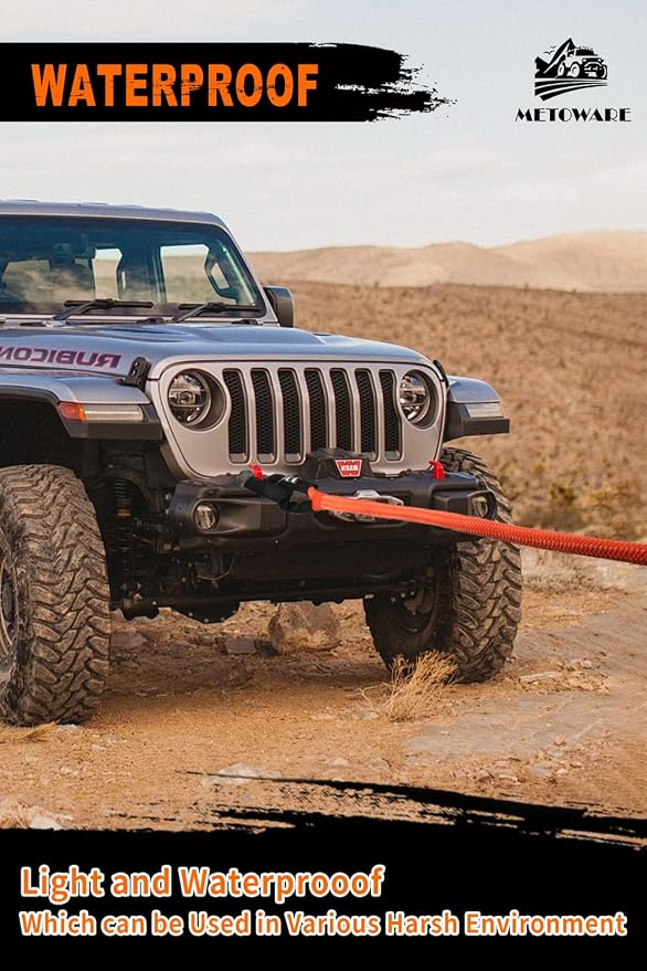 METOWARE Kinetic Recovery Rope Offroad Tow Kit - Image 7