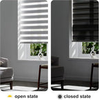 Persilux Cordless Zebra Blinds for Windows Free-Stop Dual Layer Roller Windows - Image 5